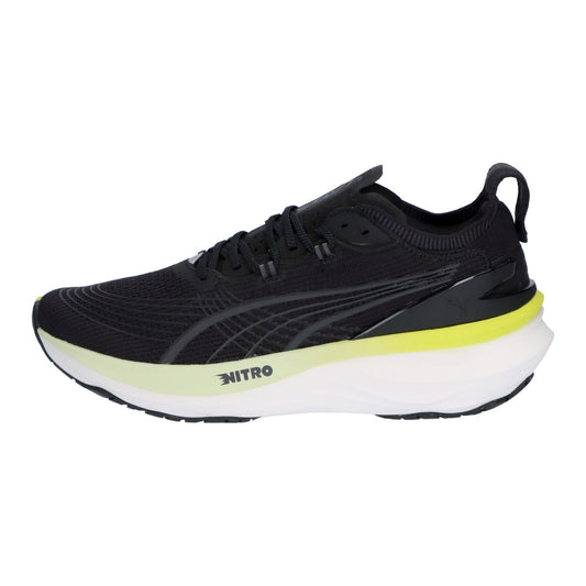 【メンズ】PUMA FOREVER RUN NITRO 2【ブラック/イエロー/ホワイト】