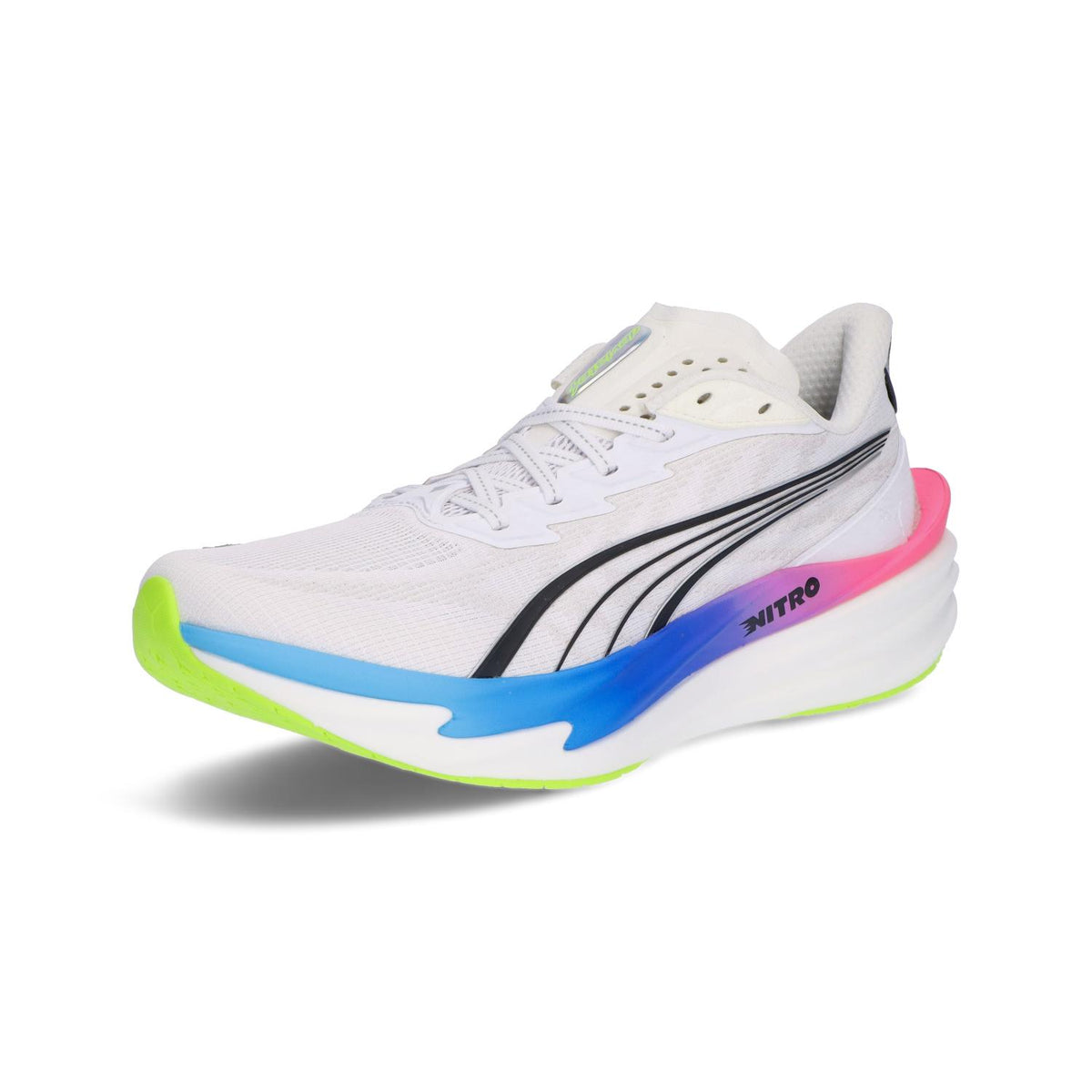 【メンズ】PUMA DEVIATE NITRO 4【ホワイト/ピンク/ブルー】