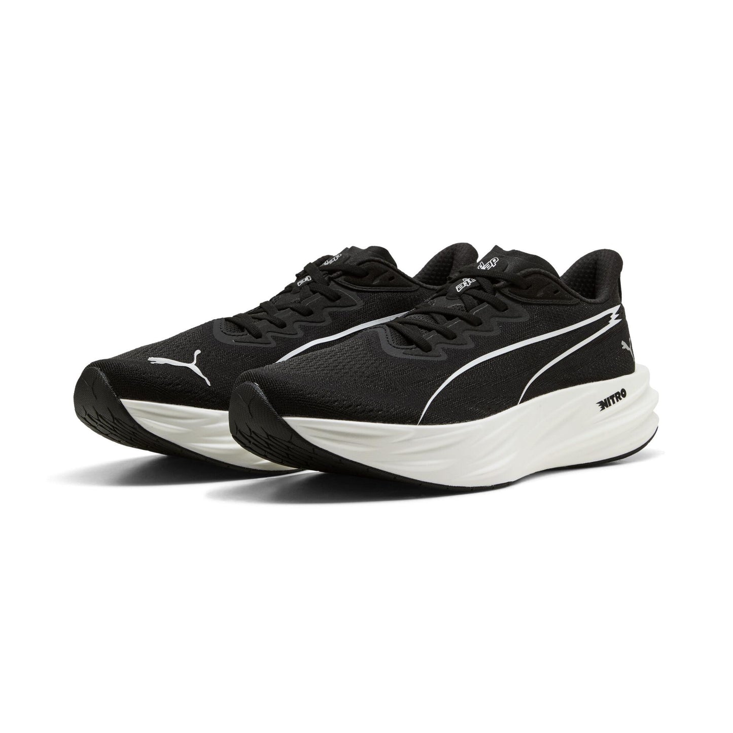【ウィメンズ】PUMA DEVIATE PURE NITRO【ブラック/シルバー】