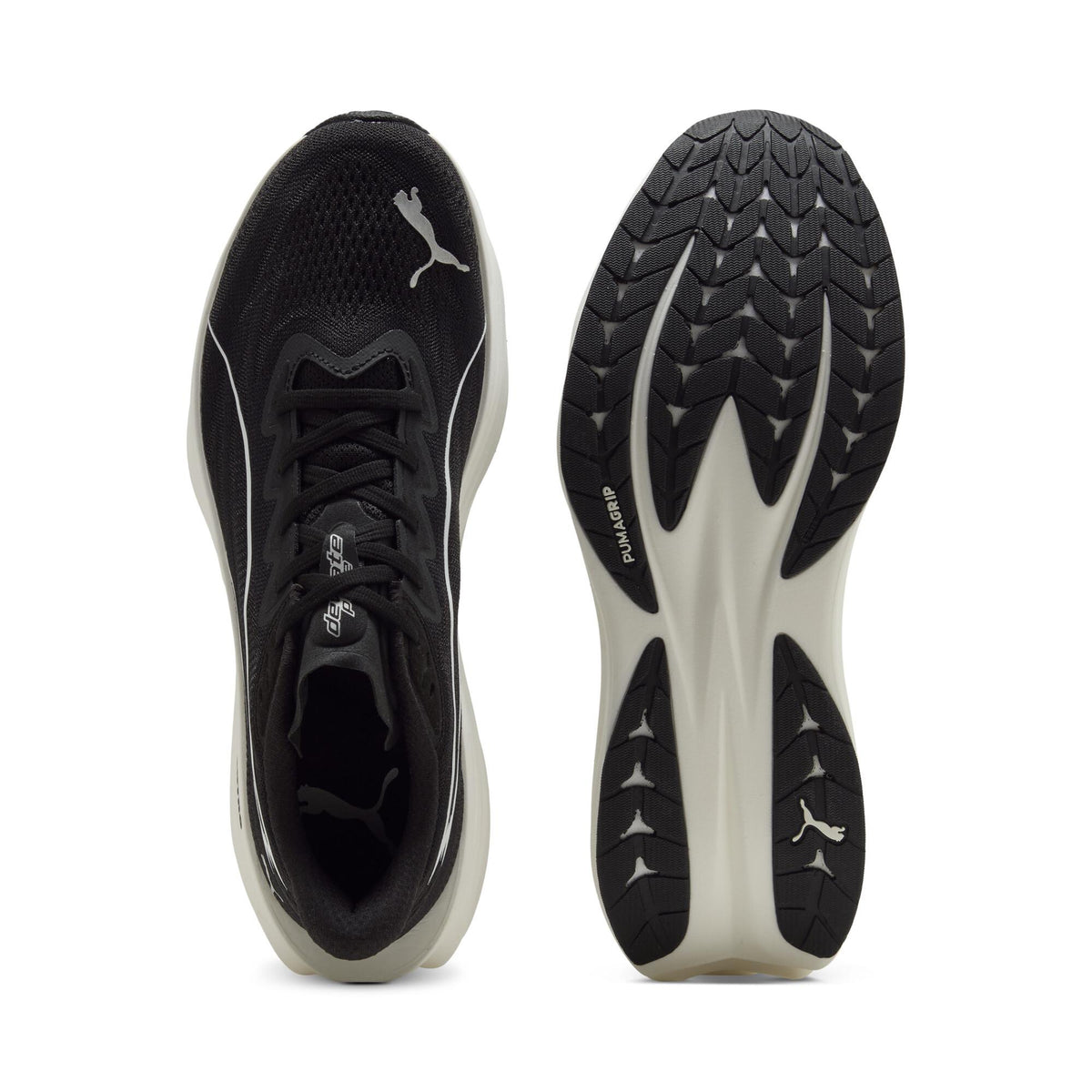 【ウィメンズ】PUMA DEVIATE PURE NITRO【ブラック/シルバー】