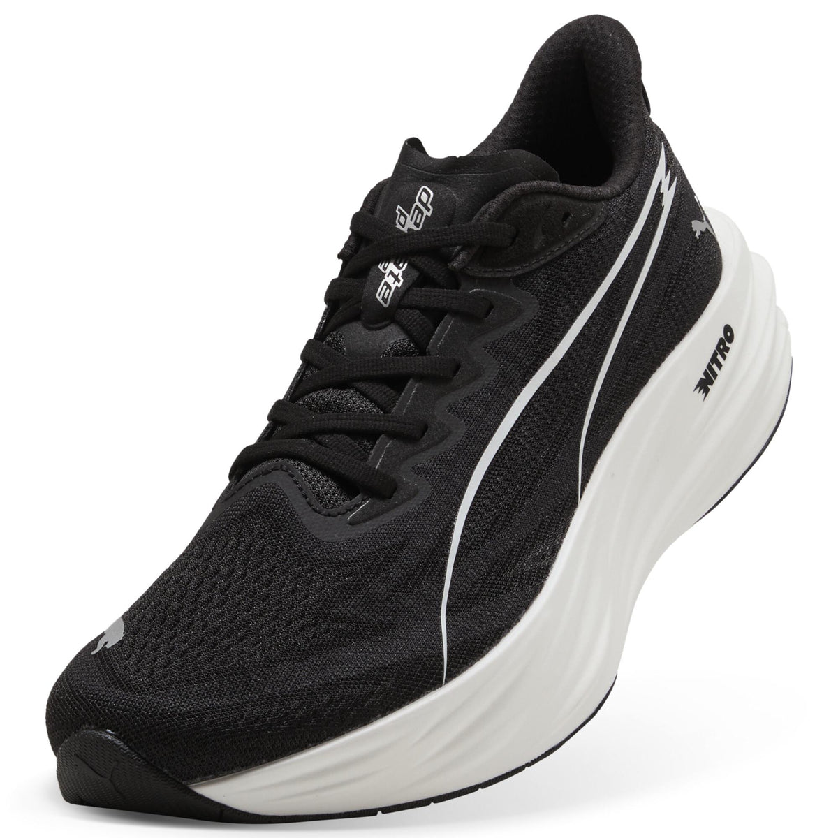 【ウィメンズ】PUMA DEVIATE PURE NITRO【ブラック/シルバー】