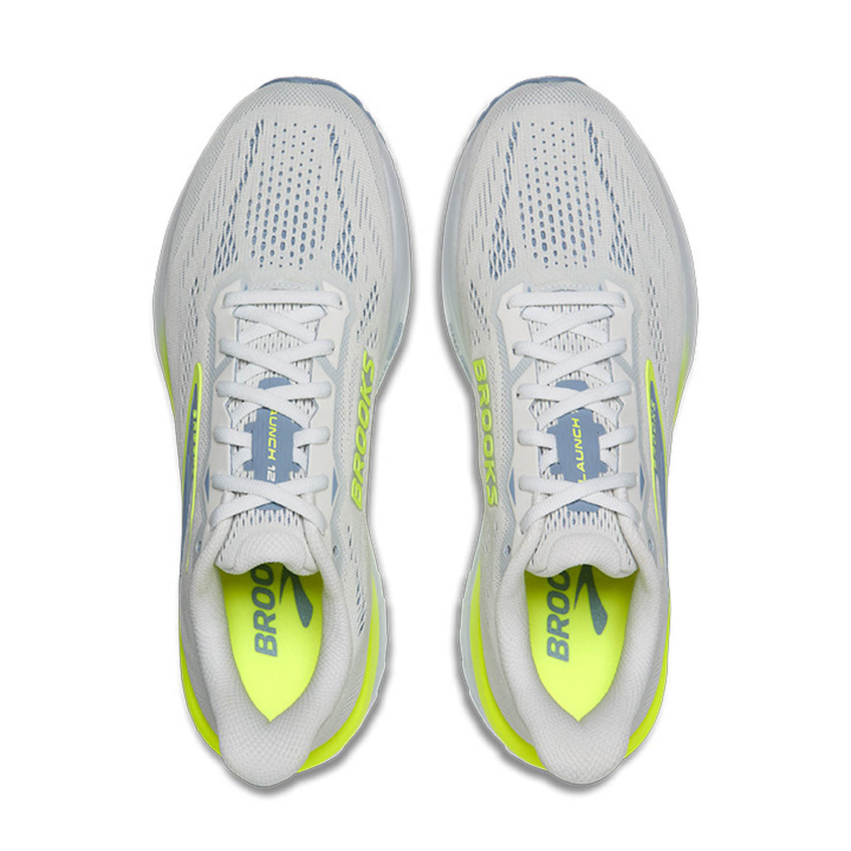 【メンズ】BROOKS Launch 12【グレー/イエロー】