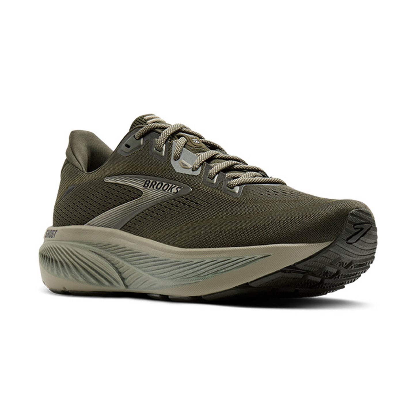 【メンズ】BROOKS Ghost 18【カーキ】
