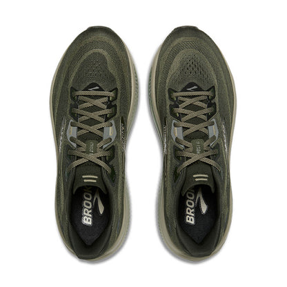 【メンズ】BROOKS Ghost 18【カーキ】