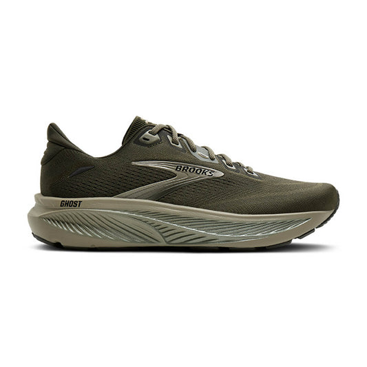 【メンズ】BROOKS Ghost 18【カーキ】