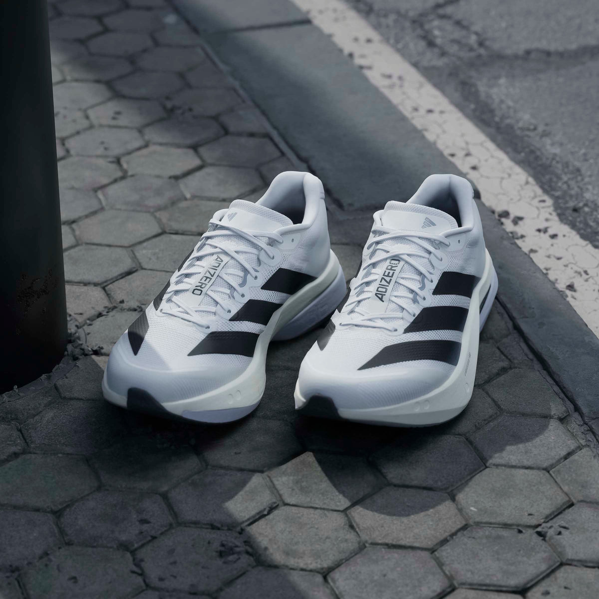 【メンズ】adidas ADIZERO BOSTON 13【ホワイト】