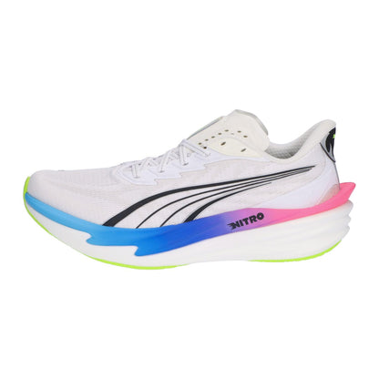 【メンズ】PUMA DEVIATE NITRO 4【ホワイト/ピンク/ブルー】