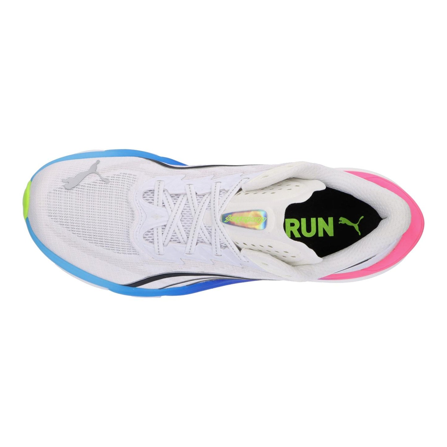 【メンズ】PUMA DEVIATE NITRO 4【ホワイト/ピンク/ブルー】