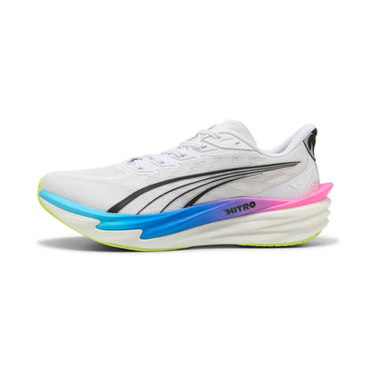 【メンズ】PUMA DEVIATE NITRO 4【ホワイト/ピンク/ブルー】