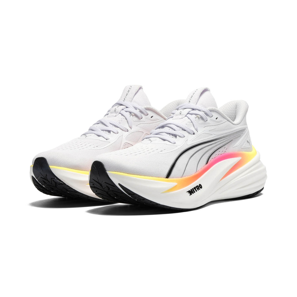 【メンズ】PUMA MAGMAX NITRO 2【ホワイト/イエロー/ピンク】