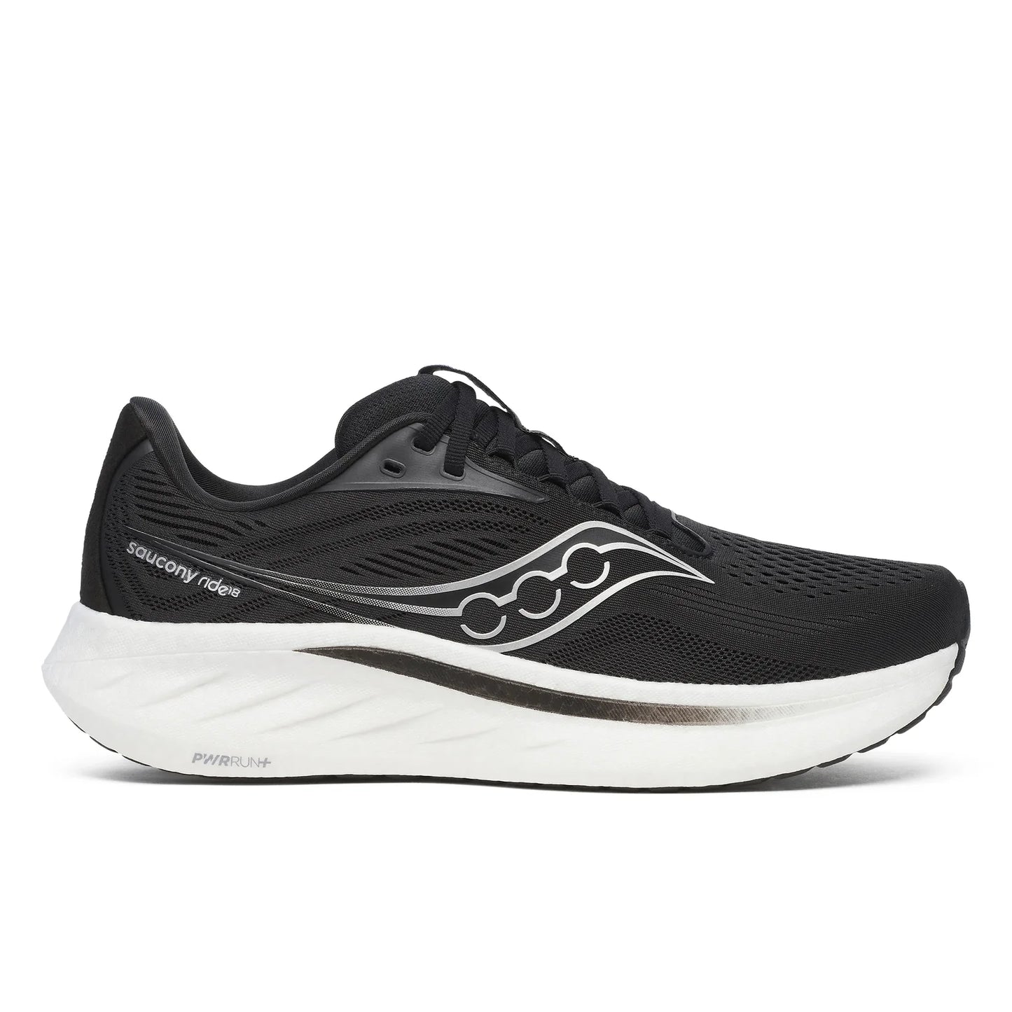 【メンズ】saucony RIDE 18【ブラック / ホワイト】