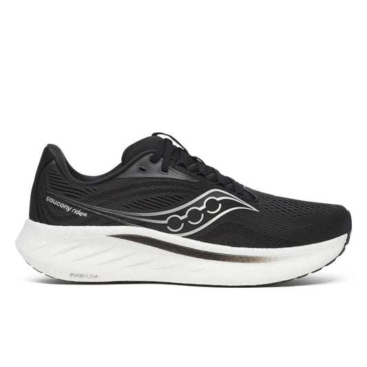 【メンズ】saucony RIDE 18【ブラック / ホワイト】
